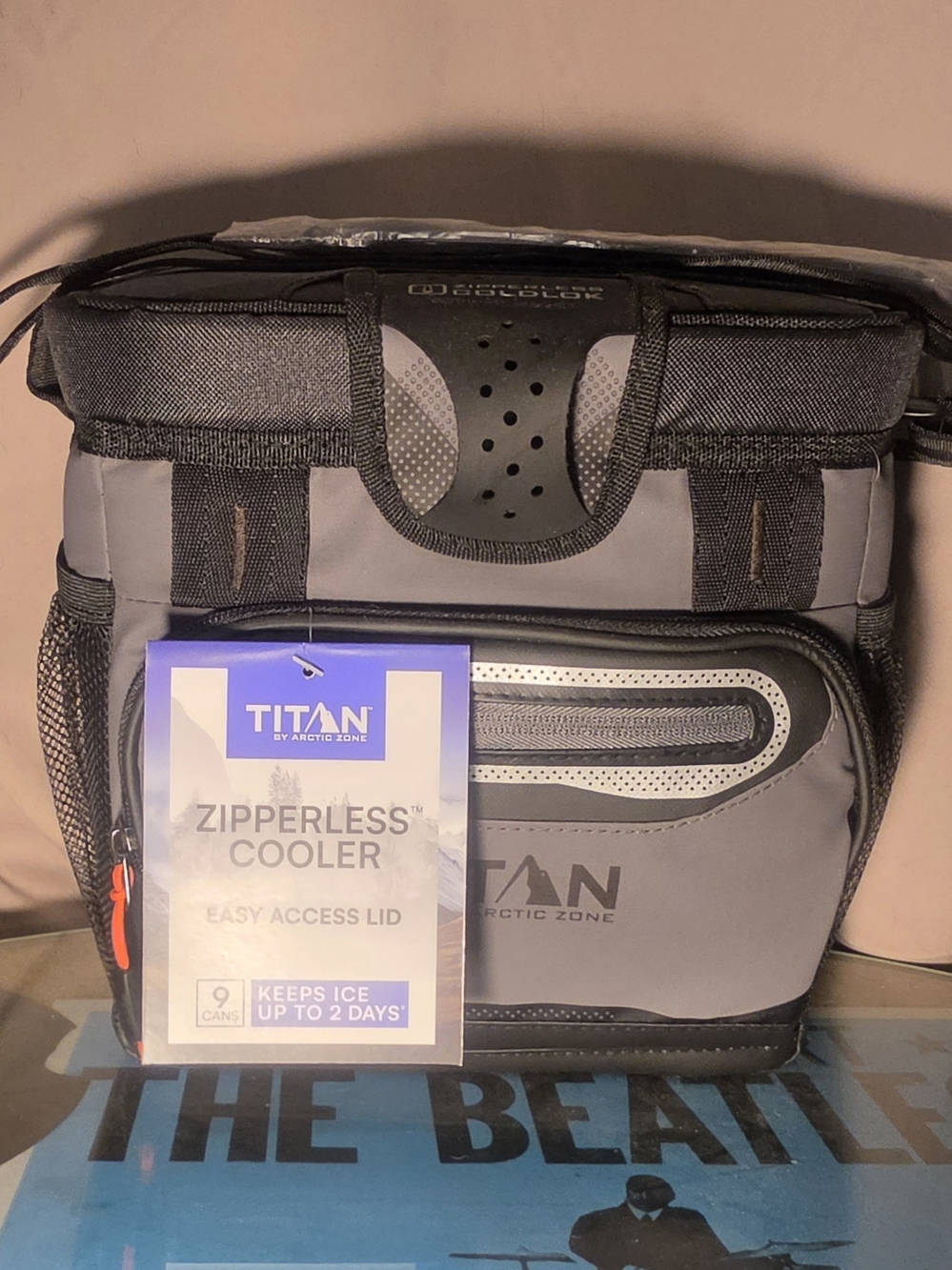 Titan Zipperless Cooler - Gray and Black
